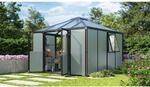 Vitavia Premium-Ger&auml;tehaus 'Universum' salbei/schwarz 322 x 317 x 265 cm