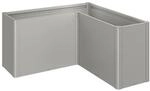 Biohort Pflanzbeet 'Belvedere MAXI L150' quarzgrau-metallic 152 x 152 x 77 cm