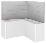 Biohort Sichtschutz f&uuml;r Pflanzkasten-System 'Belvedere' silber Gr. L150 L-Form, 2