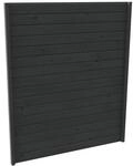 SKAN HOLZ Carport-Seitenwand aus Profilschalung 141 x 200 cm schiefergrau