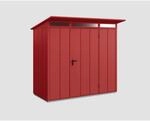 EcoStar Ger&auml;tehaus 'Elegant-P Typ 1' purpurrot 238 x 107,8 cm, mit Einzelt&uuml;r