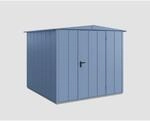 EcoStar Ger&auml;tehaus 'Elegant-S Typ 2' taubenblau 238 x 238 cm, mit Einzelt&uuml;r