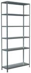 SCHULTE Regalwelt Steck-Grundregal 230 x 100 x 35 cm, 6 B&ouml;den, verzinkt,...