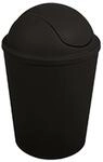 Spirella Schwingdeckeleimer 'Ako' schwarz 5,5 l