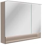 Fackelmann LED-Spiegelschrank 'B.Paris' grau 90 x 71,8 x 15,6 cm