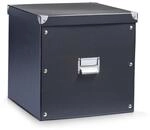 Zeller Aufbewahrungsbox schwarz 33,5 x 32 x 33 cm