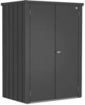 Biohort Terrassenschrank 'Romeo' dunkelgrau-metallic 132 x 87 x 181 cm