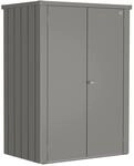 Biohort Terrassenschrank 'Romeo' quarzgrau-metallic 132 x 87 x 181 cm