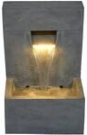 Ubbink Wasserfall 'Posada' mit LED-Beleuchtung 40 x 61 x 61 cm