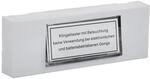 Heidemann Klingelplatte LED Kunststoff wei&szlig; 87 x 30 x 13 mm einreihig