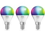 Osram LED-Leuchtmittelset 'SMART WiFi CLP' dimmbar Tropfen matt E14 4,9 W 470 lm RGB