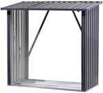 Kaminholzregal L anthrazit 163 x 89 x 154 cm