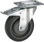 D&ouml;rner & Helmer Transportger&auml;te-Lenkrolle mit Platte 100 mm
