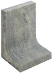 Diephaus L-Stein Mini Beton wei&szlig;/schwarz 35 x 25 x 20 x 5 cm