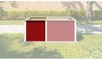Weka Erweiterung Hochbeet '669' schwedenrot 69 x 71 x 69 cm