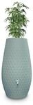 GARANTIA Regentonne 2in1 'Triagon' agave 230 l mit integrierter Pflanzschale