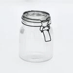 Zeller Vorratsglas mit B&uuml;gelverschluss 1 l 11,3 x 15,3 x 11,3 cm