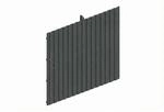 SKAN HOLZ Carport-R&uuml;ckwand Deckelschalung schiefergrau 362 x 330 cm