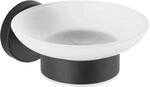 Wenko Seifenablage 'Bosio Black' Glas satiniert