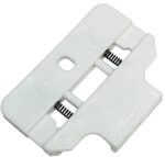 Gardinia Deckenclip f&uuml;r 3-l&auml;ufige Fl&auml;chenvorhangschiene wei&szlig; 2 St&uuml;ck