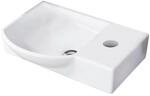 Fackelmann Handwaschbecken eckig 'SBC' wei&szlig; 45 x 14,5 x 32 cm