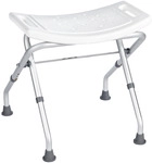 Ridder Badhocker 'Comfort' klappbar, wei&szlig;, 51 cm, bis 110 kg