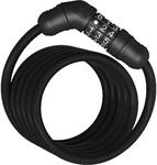 ABUS Spiralkabelschloss 'Star 4508C' schwarz &Oslash; 0,8 x 150 cm