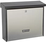 Burg-W&auml;chter Briefkasten 'London' schwarz/silber