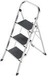 Hailo Trittleiter 'K70 StandardLine' 3 Stufen, silbern 70 cm