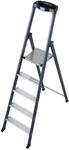 Krause Stehleiter 'SePro S' 1 x 5 Stufen eloxiert
