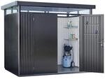 Biohort Ger&auml;tehaus 'HighLine H2' dunkelgrau Doppelt&uuml;r 275 x 195 x 222 cm