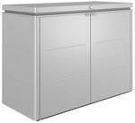 Biohort Gartenschrank 'HighBoard 200' silber metallic 200 x 84 x 127 cm