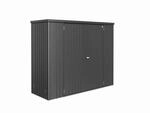 Biohort Ger&auml;teschrank 3, 227 x 83 cm Dunkelgrau metallic