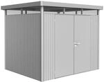 Biohort Ger&auml;tehaus 'HighLine H3' silbern Doppelt&uuml;r 275 x 235 x 222 cm