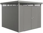 Biohort Ger&auml;tehaus 'HighLine 4' mit Doppelt&uuml;r 275 x 275 cm Quarzgrau metallic