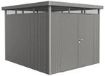 Biohort Ger&auml;tehaus 'HighLine 5' mit Doppelt&uuml;r 275 x 315 cm Quarzgrau metallic