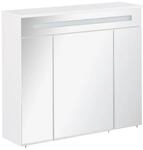Fackelmann LED-Spiegelschrank 'Kara' wei&szlig; matt 79,5 x 70 x 22,5 cm