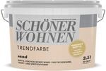 Sch&ouml;ner Wohnen Farbe Trendfarbe 'Sand' sandfarben matt 2,5 l