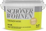 Sch&ouml;ner Wohnen Farbe Trendfarbe 'Fresh' apfelgr&uuml;n matt 2,5 l