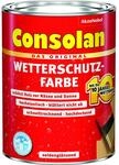 Consolan Wetterschutzfarbe wei&szlig; 750 ml