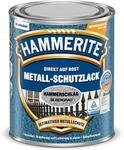 Hammerite Metallschutzlack Hammerschlag-Effekt silbergrau 2,5 l