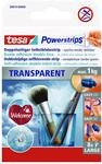 tesa Klebestreifen Powerstrips transparent 5 x 2 cm 8 St&uuml;ck