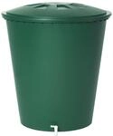 GARANTIA Regentonne 'Basic-Line' tannengr&uuml;n 510 l mit Deckel und Hahn
