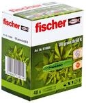 Fischer Greenline Universald&uuml;bel 'UX GREEN' mit Rand &Oslash; 8 x 50 mm, 40 St&uuml;ck
