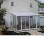 Palram-Canopia Wintergarten 'Sanremo' wei&szlig; 380 x 435 cm Polycarbonat...