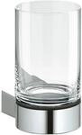 Keuco Glashalter 'Plan' mit Echtkristall-Glas, verchromt