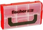 Fischer Aufbewahrungsbox 'FIXtainer' rot/transparent