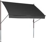 Angerer Freizeitm&ouml;bel Klemmmarkise 'Style' mit Volant/wasserabweisend 300 x 150 cm