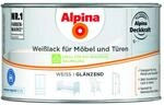 Alpina Wei&szlig;lack f&uuml;r M&ouml;bel und T&uuml;ren gl&auml;nzend 300 ml