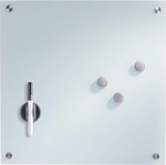 Zeller Glas-Memoboard 40 x 40 cm, wei&szlig;